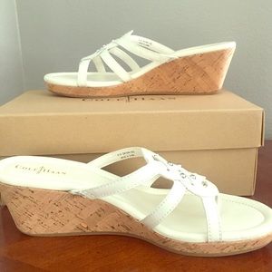 Cole Haan wedge slides